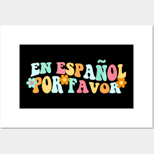 Spanish Teacher Bilingual Women Posters and Art